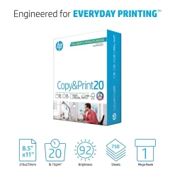 Clearance Copy&Print20 8.5" x 11" Multipurpose Paper, 20 lbs., 92 Brightness, 750 Sheets/Ream (200030) Multipurpose Paper