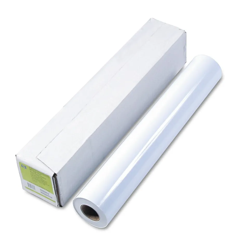 Outlet Designjet Wide Format Bond Paper Roll, 24" x 100', High-Gloss Finish (HEWQ1426B) Wide Format Paper