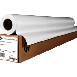 Hot Durable Synthetic Banner Wide Format Bond Paper Roll, 36" x 75', Matte Finish, 2/Carton (C0F12A) Wide Format Paper