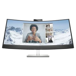 HP E34m G4 Conferencing Monitor 34" Curved LED, Black Head/Silver (Stand) (40Z26AA#ABA)* Gaming Monitors