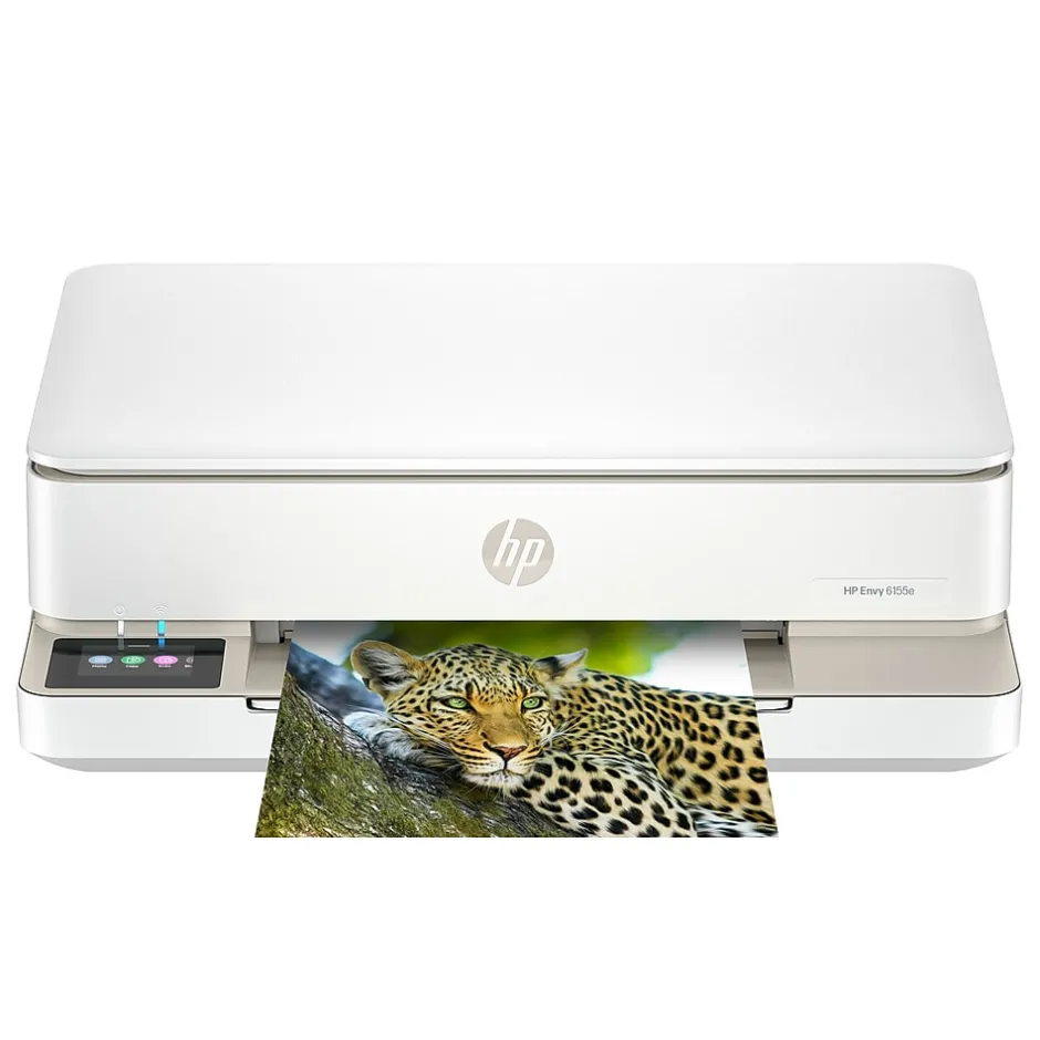 Instant Photo Printers<HP Envy 6155e Wireless All-in-One Color Inkjet Printer, Scanner, Copier, Best for Home, 3 months FREE ink with + (714L5A)