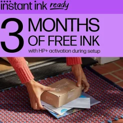 Instant Photo Printers<HP Envy 6155e Wireless All-in-One Color Inkjet Printer, Scanner, Copier, Best for Home, 3 months FREE ink with + (714L5A)