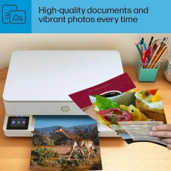 Instant Photo Printers<HP Envy 6155e Wireless All-in-One Color Inkjet Printer, Scanner, Copier, Best for Home, 3 months FREE ink with + (714L5A)