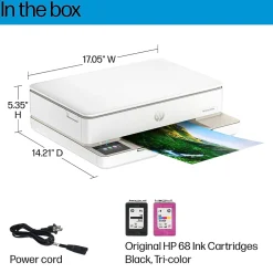 Instant Photo Printers<HP Envy 6155e Wireless All-in-One Color Inkjet Printer, Scanner, Copier, Best for Home, 3 months FREE ink with + (714L5A)