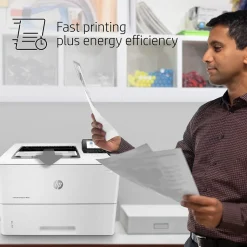 Black & White Printers<HP LaserJet Enterprise M507n Monochrome Laser Printer with Built-in Ethernet (1PV86A)