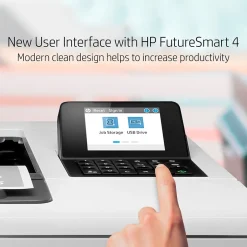 Black & White Printers<HP LaserJet Enterprise M507n Monochrome Laser Printer with Built-in Ethernet (1PV86A)