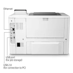 Black & White Printers<HP LaserJet Enterprise M507n Monochrome Laser Printer with Built-in Ethernet (1PV86A)