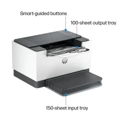 Black & White Printers<HP LaserJet M209d Black & White Laser Printer, Automatic 2-Sided Printing, USB cable included, Best for Home Office (8J9L0F)