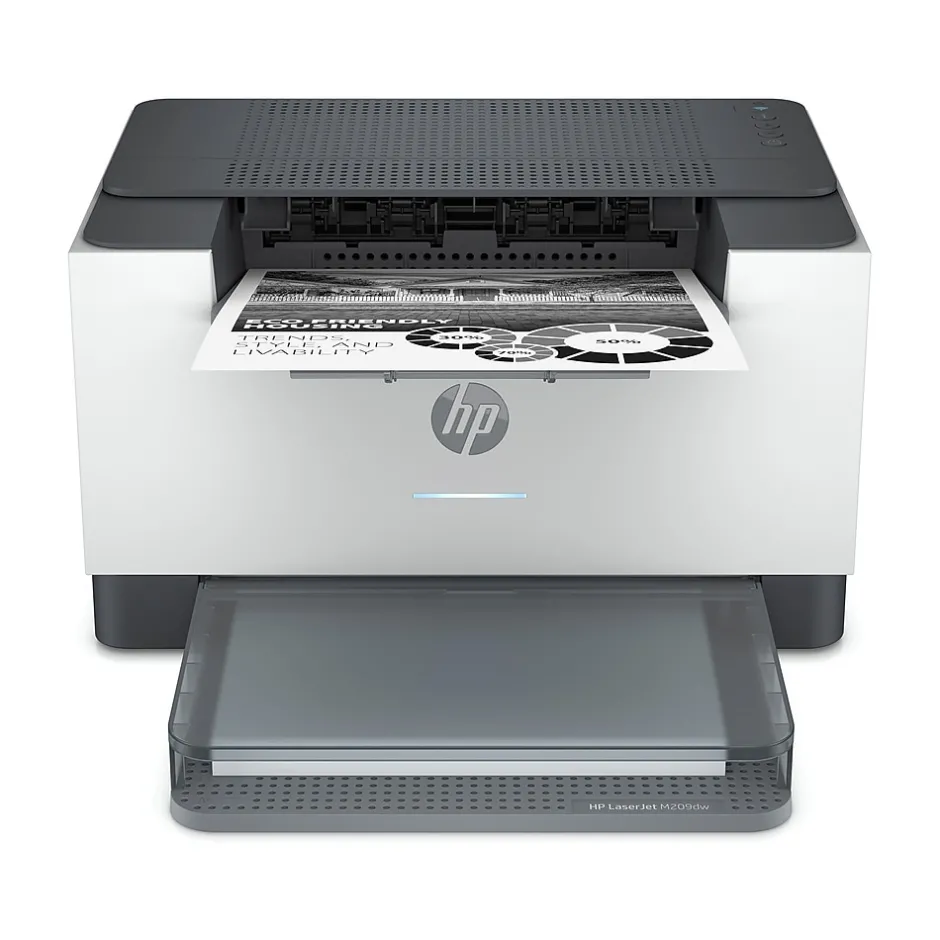 Instant Photo Printers<HP LaserJet M209dw Wireless Black & White Laser Printer, Single-Function, Print, Best for Home Office (6GW62F)