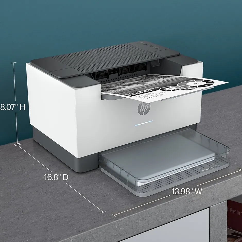 Instant Photo Printers<HP LaserJet M209dw Wireless Black & White Laser Printer, Single-Function, Print, Best for Home Office (6GW62F)