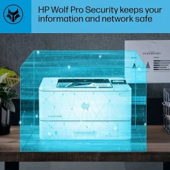 Black & White Printers<HP LaserJet Pro 4001n Wired Black & White Laser Printer, Single Function Print, Best for Office (2Z599F)