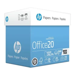 Discount Office Quickpack 8.5" x 11" Multipurpose Paper, 20 lbs., 92 Brightness, 2500/Carton (2500S) Multipurpose Paper