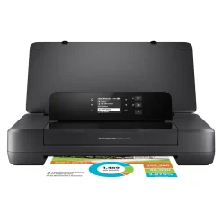 Color Printers<HP OfficeJet 200 Portable Wireless Color Inkjet Printer, Single-Function, Print (CZ993A#B1H)