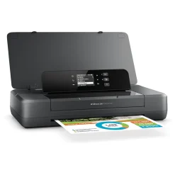 Color Printers<HP OfficeJet 200 Portable Wireless Color Inkjet Printer, Single-Function, Print (CZ993A#B1H)