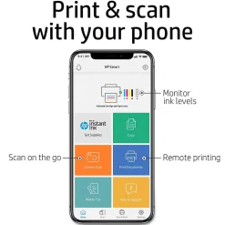 Color Printers<HP OfficeJet 250 Wireless Color Inkjet Printer, All-In-One, Print, Scan, Copy (CZ992A#B1H)