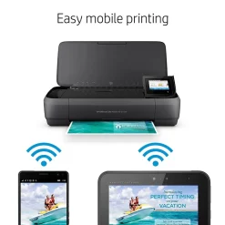 Color Printers<HP OfficeJet 250 Wireless Color Inkjet Printer, All-In-One, Print, Scan, Copy (CZ992A#B1H)