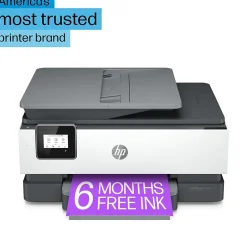 Instant Photo Printers<HP OfficeJet 8015e Wireless Color Inkjet Printer, All-In-One, Print, Scan, Copy (228F5A#B1H)
