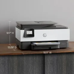 Instant Photo Printers<HP OfficeJet 8015e Wireless Color Inkjet Printer, All-In-One, Print, Scan, Copy (228F5A#B1H)