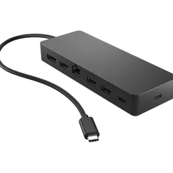 Usb Hubs<HP 7-Port USB-C Hub, Black (50H98AA)