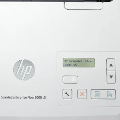 Desktop Scanners<HP ScanJet Enterprise Flow 5000 s5 Duplex Desktop Document Scanner, White (6FW09A#BGJ)