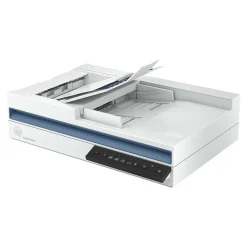 Desktop Scanners<HP ScanJet Pro 2600 f1 Duplex Flatbed Document Scanner, White (20G05A#201)