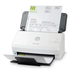 Portable Scanners<HP Scanjet Pro 3000 s4 Duplex Desktop Document Scanner, White (6FW07A#BGJ)
