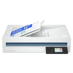Desktop Scanners<HP ScanJet Pro N4600 fnw1 Wireless Duplex Flatbed Document Scanner, White (20G07A#BGJ)