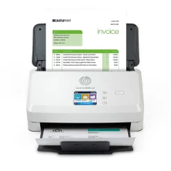 Desktop Scanners<HP Scanjet Pro N4000 Snw1 Duplex Desktop Document Scanner, White (6FW08A#BGJ)