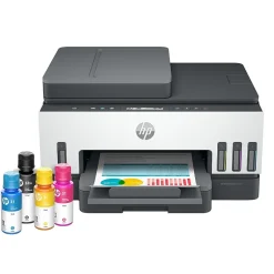 Color Printers<HP Smart Tank 7301 Wireless All-in-One Color Ink Tank Printer Scanner Copier, 2 years ink included (28B70A)