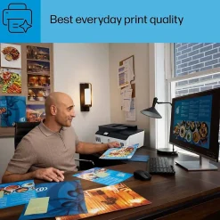 Color Printers<HP Smart Tank Plus 651 Wireless All-in-One Ink Tank Printer with up to 2 Years of Ink Included (7XV38A)