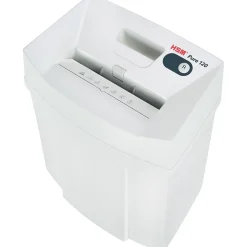 HSM Pure 120 14 Sheet Strip-Cut Shredder, White (2310113)* Shredders & Accessories