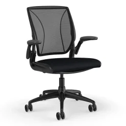 Hot Diffrient World Ergonomic Fabric/Mesh Swivel Task Chair, Black (W11BM10CF10SHNSC) Office Chairs