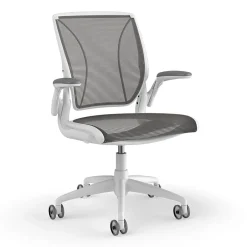Discount Diffrient World Ergonomic Mesh Swivel Task Chair, White/Black (W11BN10N10SHNSC) Office Chairs