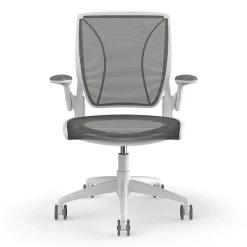 Discount Diffrient World Ergonomic Mesh Swivel Task Chair, White/Black (W11BN10N10SHNSC) Office Chairs