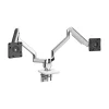 Humanscale Dual Monitor Arm, Polished Aluminum (X22DBW)* Monitor Mounts & Stands