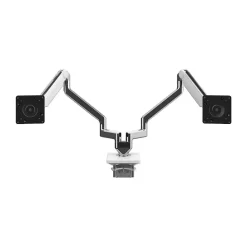 Humanscale Dual Monitor Arm, Polished Aluminum (X22DBW)* Monitor Mounts & Stands