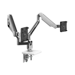 Humanscale Dual Monitor Arm, Polished Aluminum (X22DBW)* Monitor Mounts & Stands