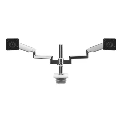 Humanscale Dual Monitor Arm, Polished Aluminum (X22TBW)* Monitor Mounts & Stands