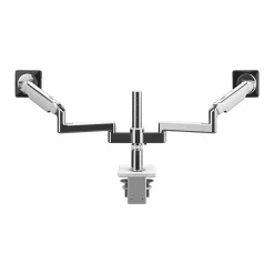 Humanscale Dual Monitor Arm, Polished Aluminum (X22TBW)* Monitor Mounts & Stands