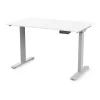 Best eFloat Go 2.0 58"W Electric Rectangular Adjustable Standing Desk, White (FYH12TS3060WH) Standing Desks