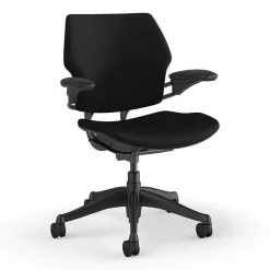 Sale Freedom Ergonomic Fabric Swivel Task Chair, Black (F111GFT10XFSHNSC) Office Chairs
