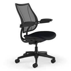 Discount Liberty Ergonomic Fabric Swivel Task Chair, Black (L113BM10CF10XFSHNSC) Office Chairs