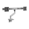 Humanscale M8.1 Adjustable Dual Monitor Arm, Up to 28" Monitors, Silver (M82CGS)* Ergonomic Monitor & Laptop Stands