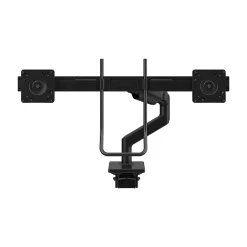 Humanscale M8.1 Adjustable Dual Monitor Arm with Crossbar, Up to 28" Monitors, Black (M82HBB)* Monitor Mounts & Stands