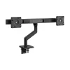 Humanscale M8.1 Adjustable Dual Monitor Arm, Up to 28" Monitors, Black (M82CBB)* Monitor Mounts & Stands