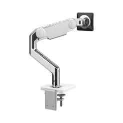 Humanscale M10 Adjustable Single Monitor Arm, Polished Aluminum (M11TBW)* Ergonomic Monitor & Laptop Stands