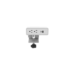 Surge Protectors & Power Strips<Humanscale NeatHub 2-Outlet, 2-USB Port Power Strip, 68" Cord, White (NH1NAPPCAW)