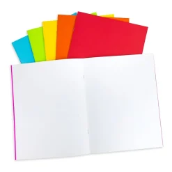 Hygloss Blank Books, 8.5" x 11", 24 Sheets, Assorted Colors, 6/Pack, 2/Bundle (HYG77735-2) Hot