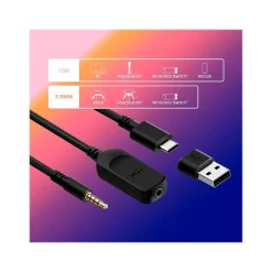 HyperX Cloud III Noise Canceling Over-the-Ear Stereo Gaming Headset, USB/3.5mm, Black (727A8AA)* Gaming Headsets