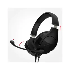 HyperX Cloud Stinger Core Noise Canceling Stereo Gaming Over-the-Ear Headset, 3.5mm, Black (4P4F4AA)* Gaming Headsets